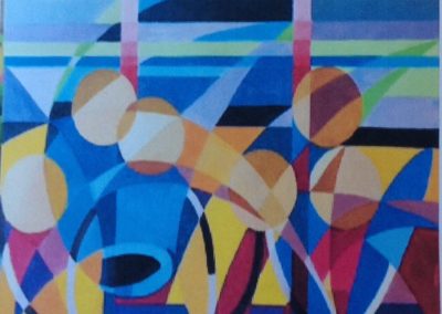 BASKET, 50x70 pittura ad olio su tela 2017