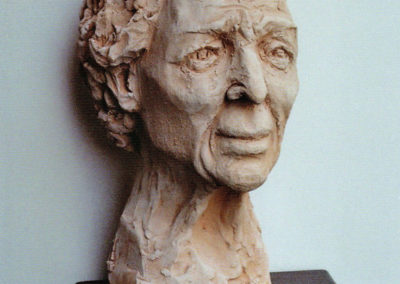 Ritratto di Franco Perdicaro, terracotta