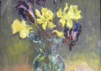 fiori, 2015, olio su tela, cm 70x50